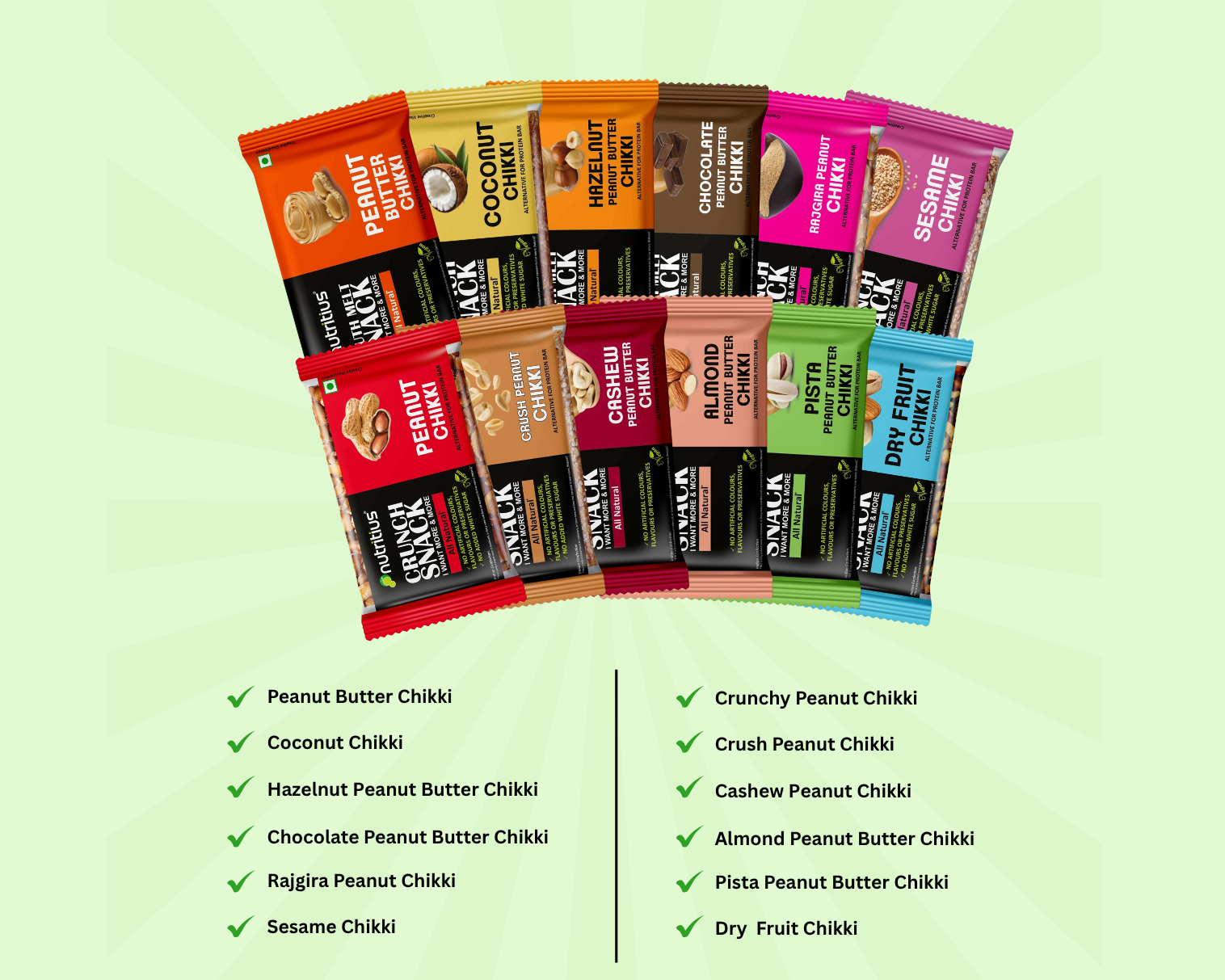 Nutritius Family Combo Chikki  12 Pack